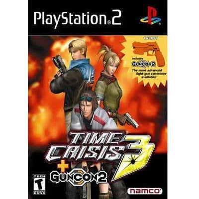 PS2 - Time Crisis 3 w/Light Gun