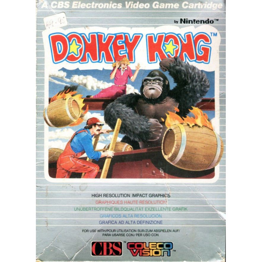 ColecoVision - Donkey Kong (cartouche uniquement)