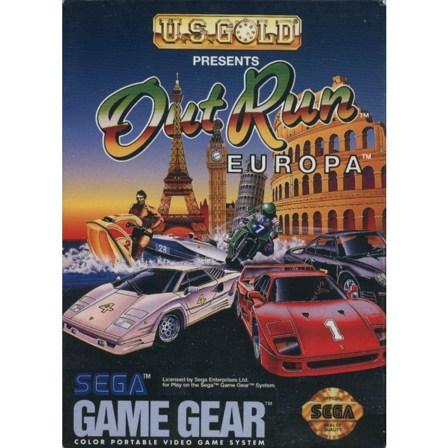 GameGear - Out Run Europa (Cartridge Only)