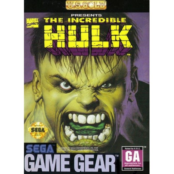 GameGear - L'Incroyable Hulk (cartouche uniquement)