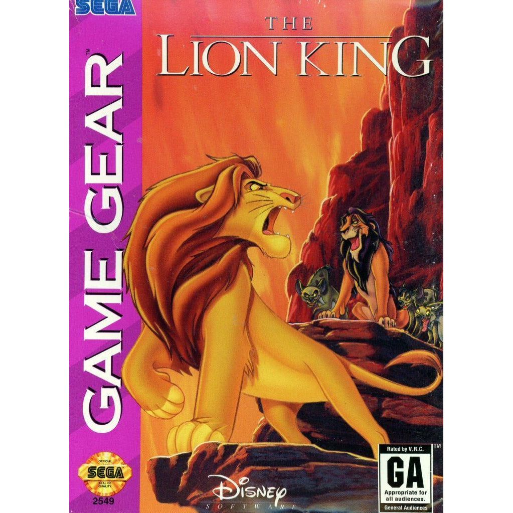 GameGear - Le Roi Lion (cartouche uniquement)