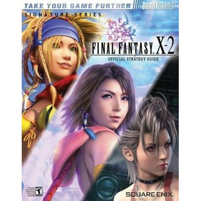 Final Fantasy X-2 Official Strategy Guide BradyGames (With Poster)