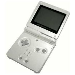 Game Boy Advance SP System (Front Lit) (Pearl White)