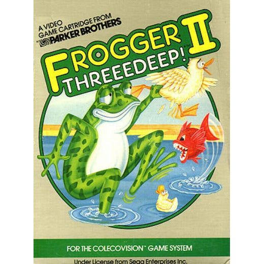 ColecoVision - Frogger II : Threeedeep ! (Complet dans la boîte)