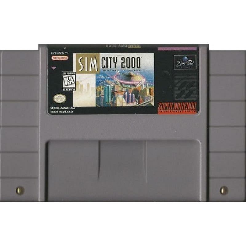 SNES - Sim City 2000 (cartouche uniquement)