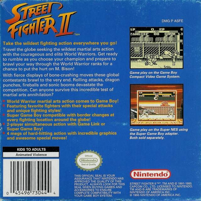 GB - Street Fighter II (cartouche uniquement)