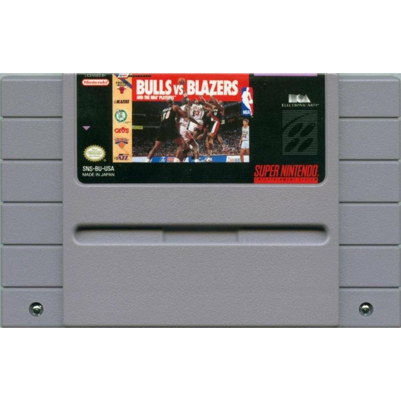 SNES - Bulls vs Blazers et les Playoffs NBA (cartouche uniquement)