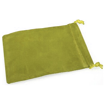 Dice Bag - 3" x 4" Felt Dice Bag (Gold)