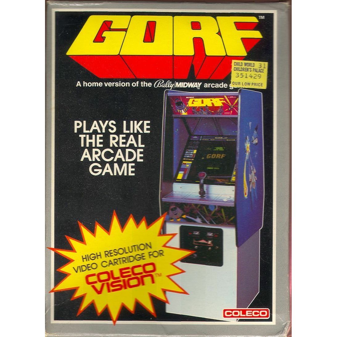 Coleco - Gorf (Cartridge Only)