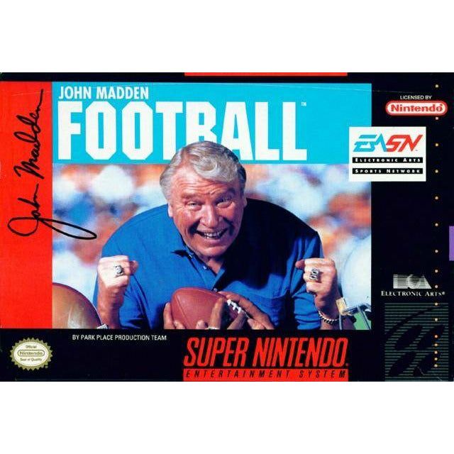SNES - John Madden Football (Complete in Box)
