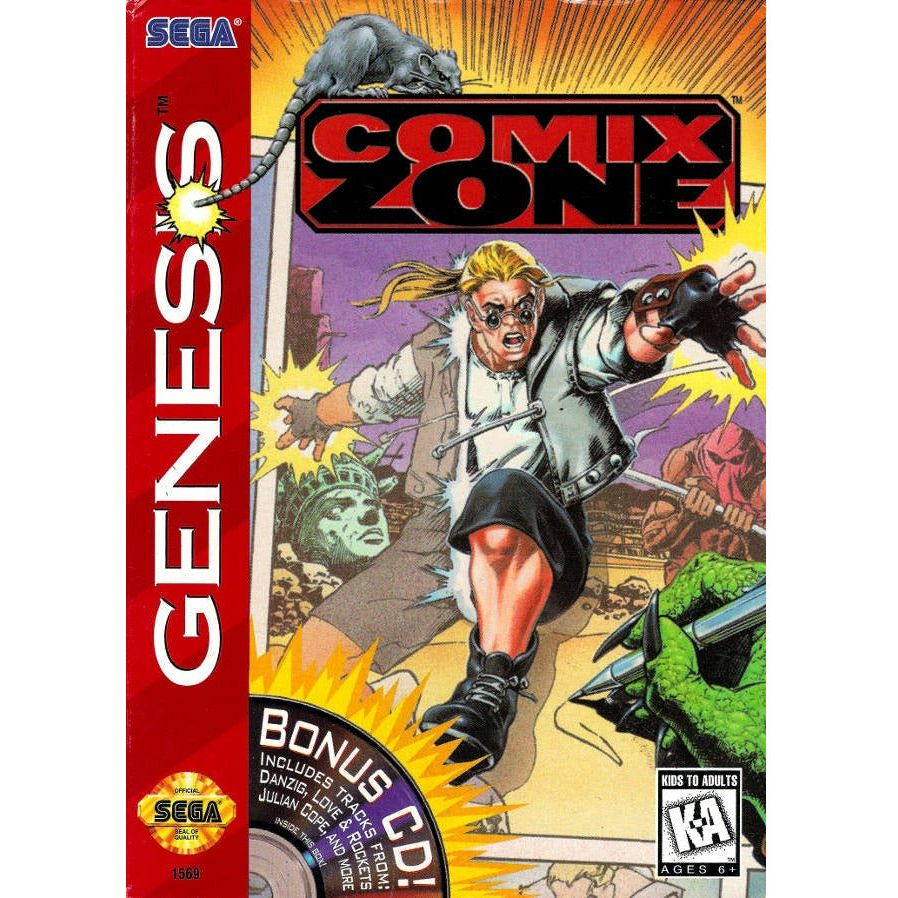 Genesis - Comix Zone (Cartridge Only)