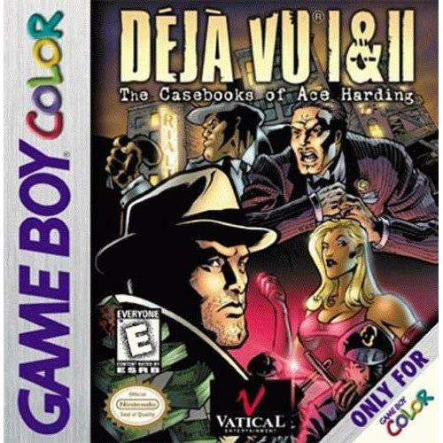 GBC -Deja Vu I &amp; II Les recueils de cas d'Ace Harding (cartouche uniquement)