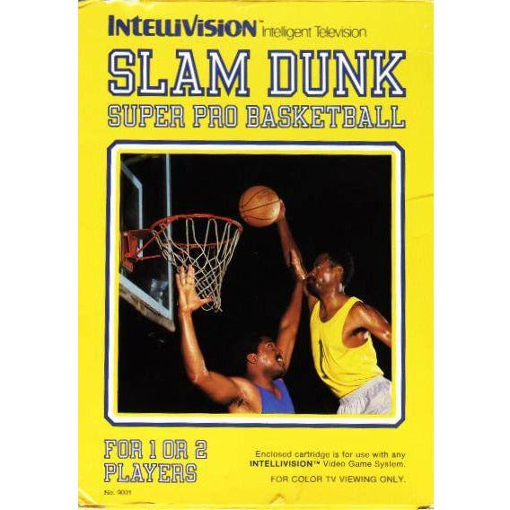 Intellivision - Slam Dunk Super Pro Basketball (Cartridge Only)