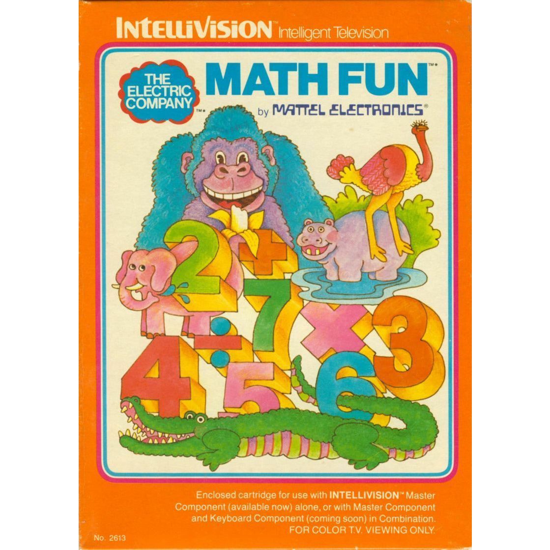 Intellivision - The Electric Company Math Fun (Cartridge only)
