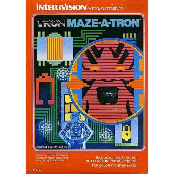 Intellivision - Tron Maze-A-Tron (En Boîte)