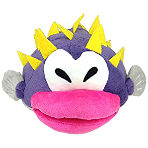 Mario Porcupuffer Poisson Peluche 5 pouces