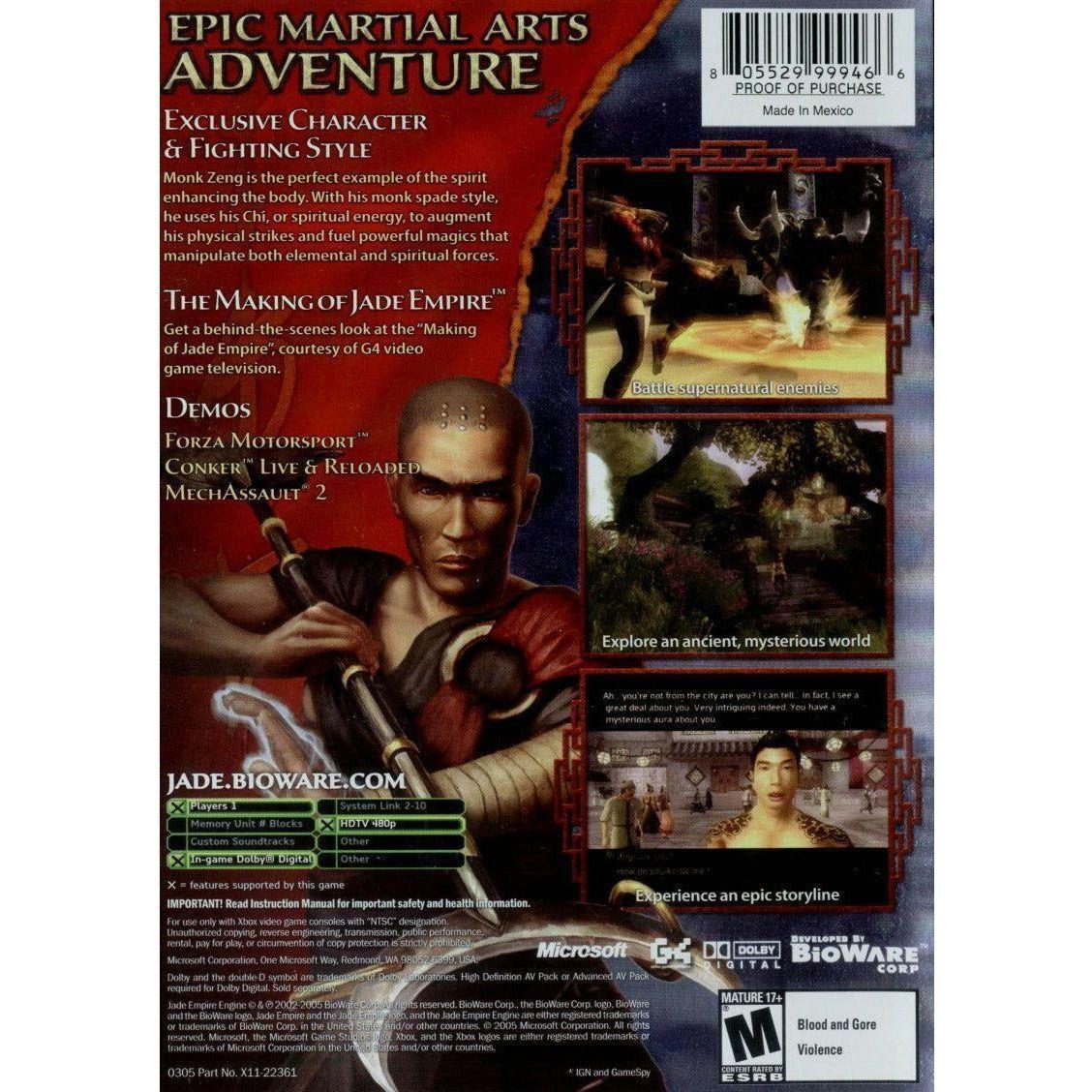 XBOX - Jade Empire Édition Limitée