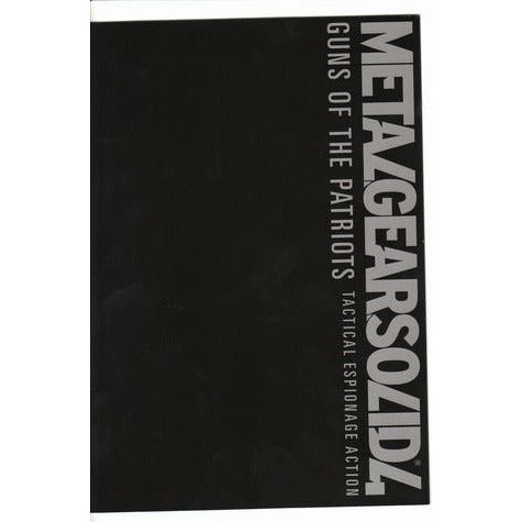 Metal Gear Solid 4 - Livre d'art d'action d'espionnage tactique Guns of the Patriots