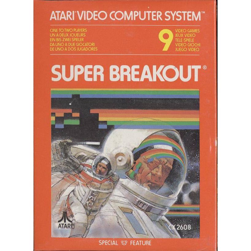 Atari 2600 - Super Breakout (complet dans la boîte)