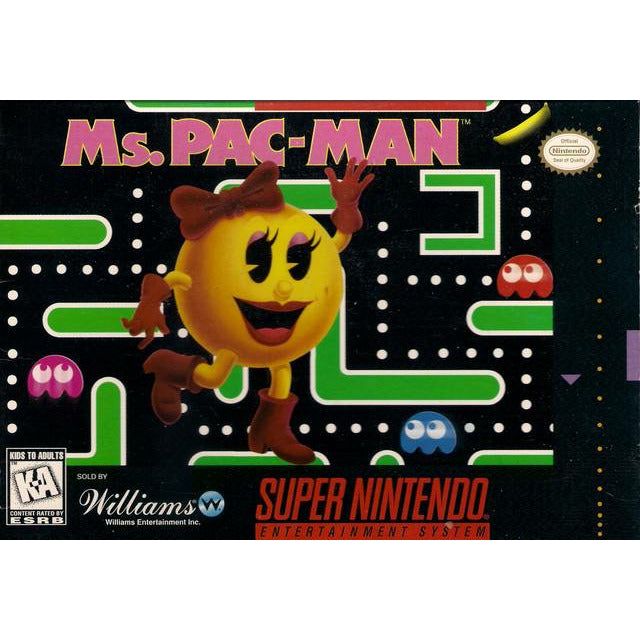 SNES - Mme Pac-Man (complet en boîte)