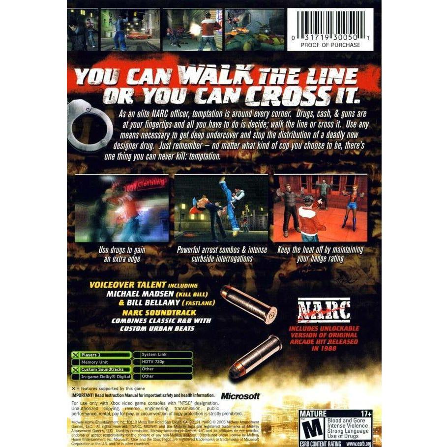 XBOX - Narc (Sealed)