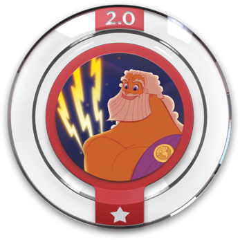 Disney Infinity 2.0 - Disque de puissance Thunderbolts de Zeus