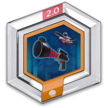 Disney Infinity 2.0 - Disque d'alimentation du pistolet à grappin de Darkwing Duck