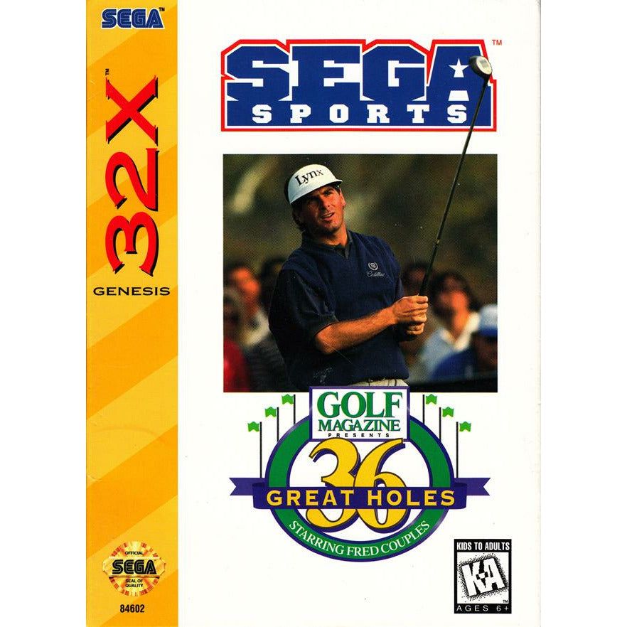 32X - Golf Magazine Presents 36 Great Holes Starring Fred Couples (Cartridge Only)