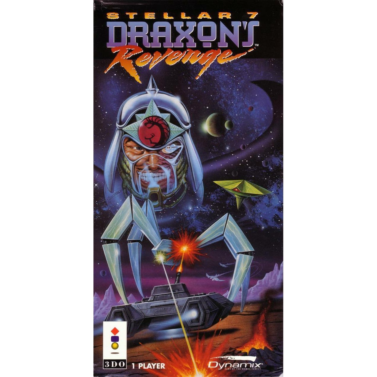 3DO - Stellar 7 Draxon's Revenge (Printed Cover Art)