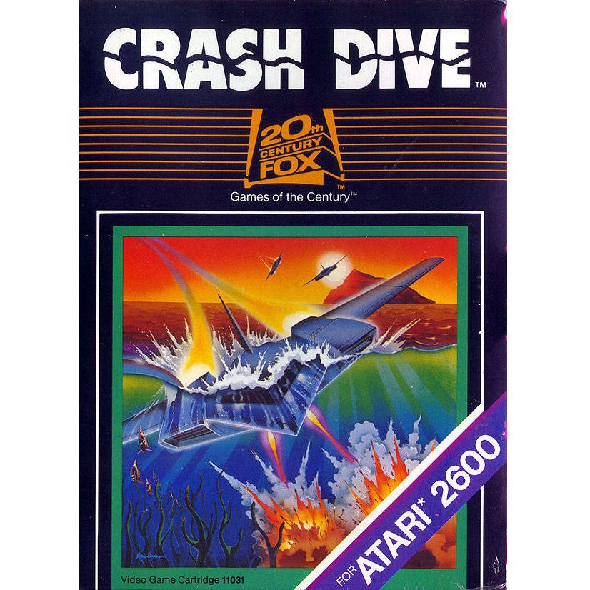 Atari 2600 - Crash Dive (cartouche uniquement)