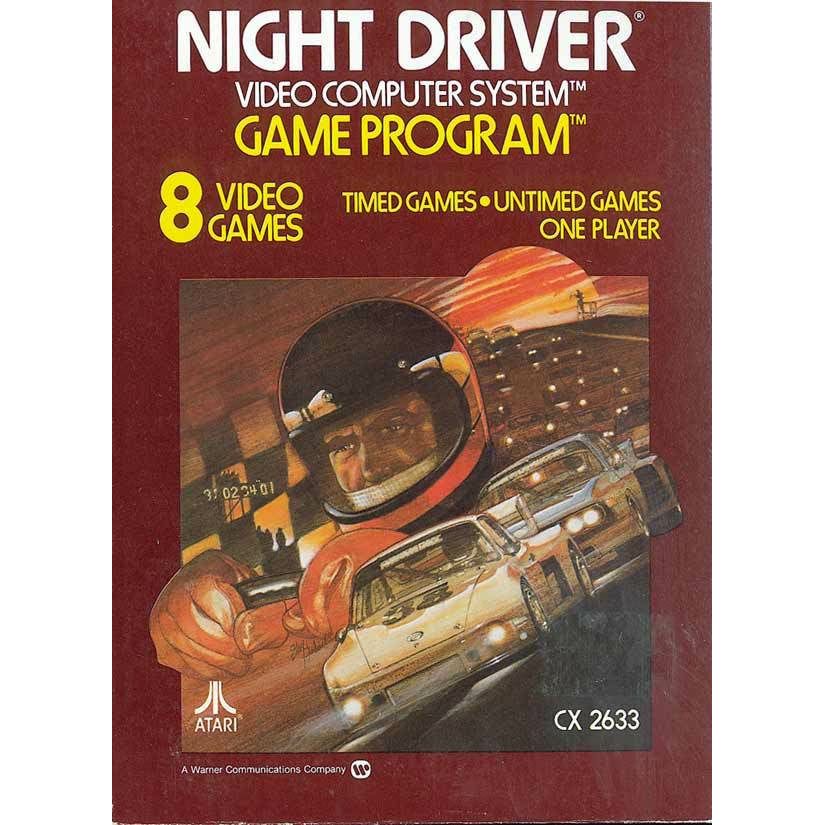 Atari 2600 - Night Driver (Cartridge Only)