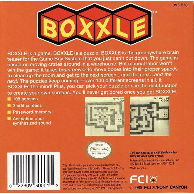 GB - Boxxle (cartouche uniquement)