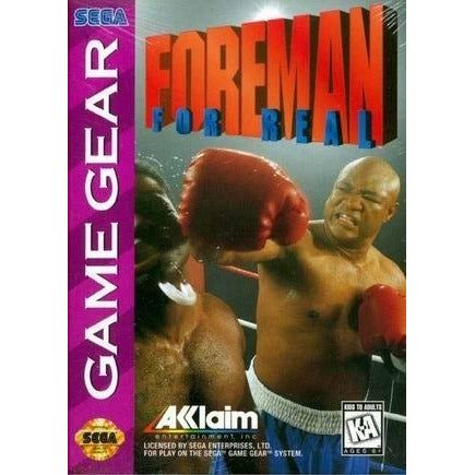 GameGear - Foreman For Real (cartouche uniquement)