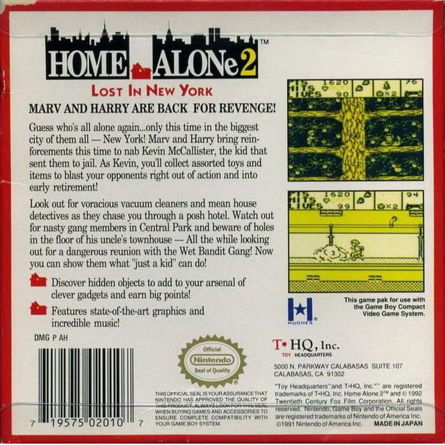 GB - Home Alone 2 (Cartridge Only)