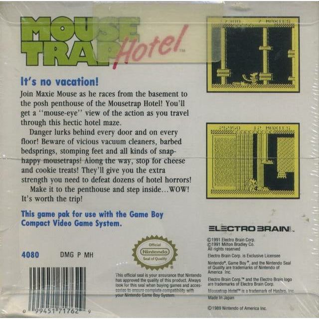 GB - Mouse Trap Hotel (Cartridge Only)