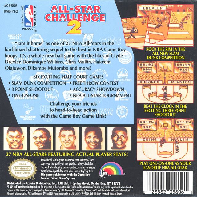 GB - NBA All-Star Challenge 2 (Cartridge Only)