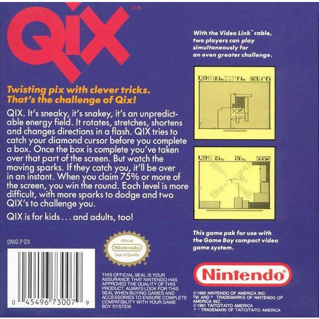 GB - Qix (Cartridge Only)