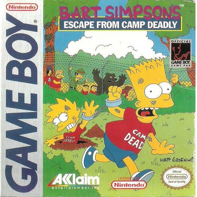 GB - Bart Simpsons Escape from Camp Deadly (Cartridge Only)