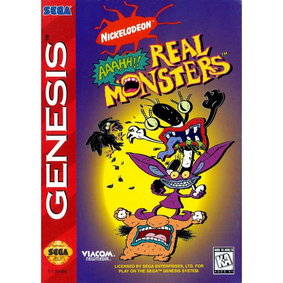 Genesis - Nickelodeon AAAHH!!! Real Monsters (Cartridge Only)