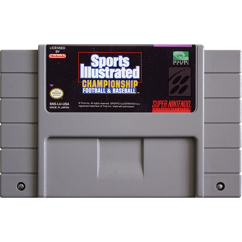 SNES - Sports Illustrated Championship Football & Baseball (Cartridge Only)