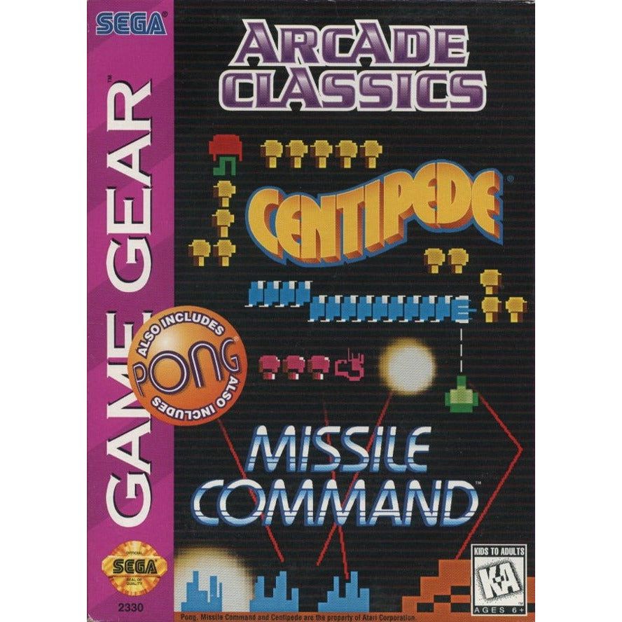 GameGear - Arcade Classics (cartouche uniquement)