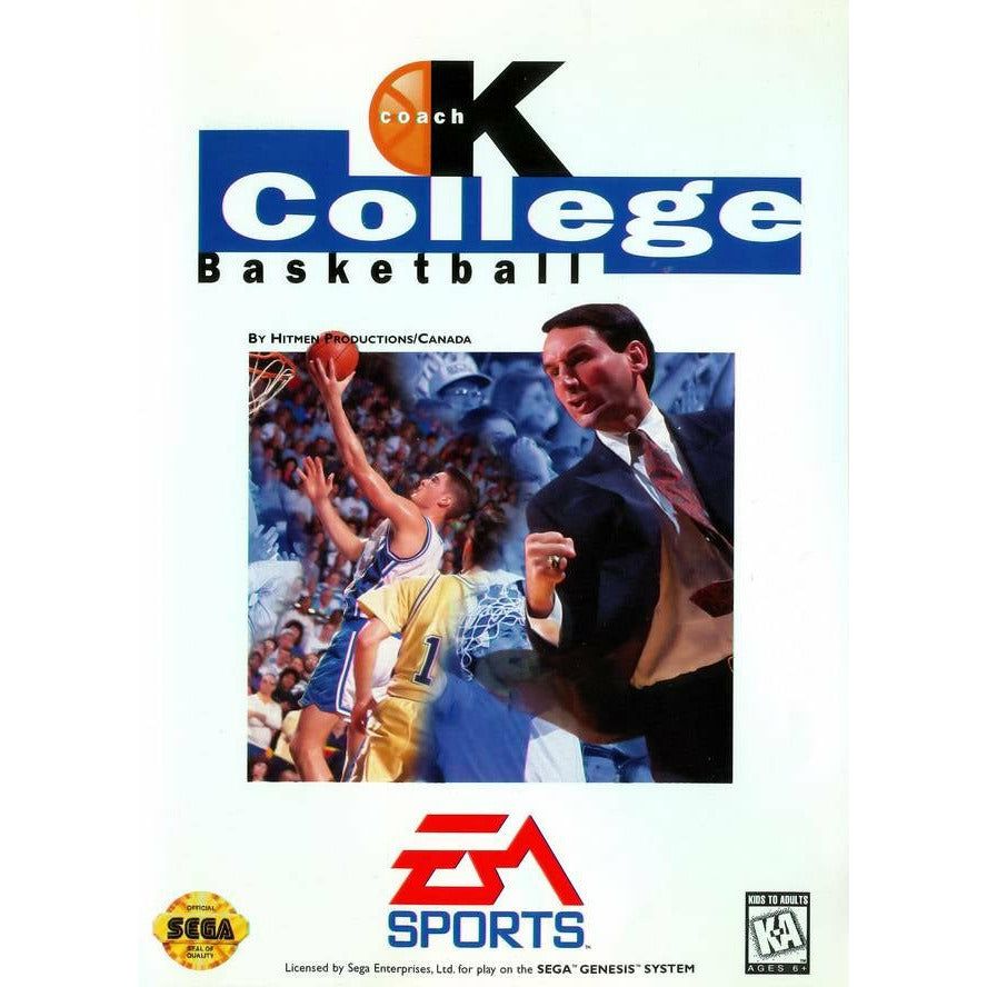 Genesis - Coach K College Basketball (cartouche uniquement)