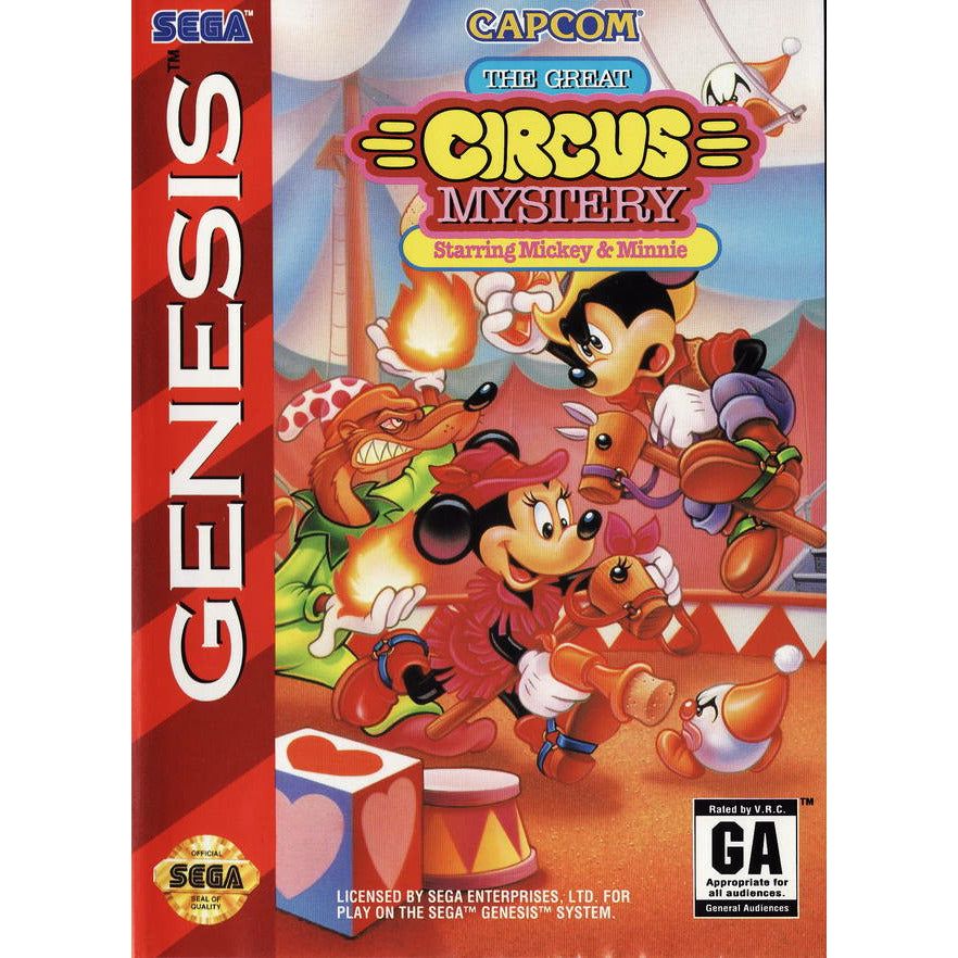 Genesis – Le grand mystère du cirque avec Mickey et Minnie (cartouche uniquement)
