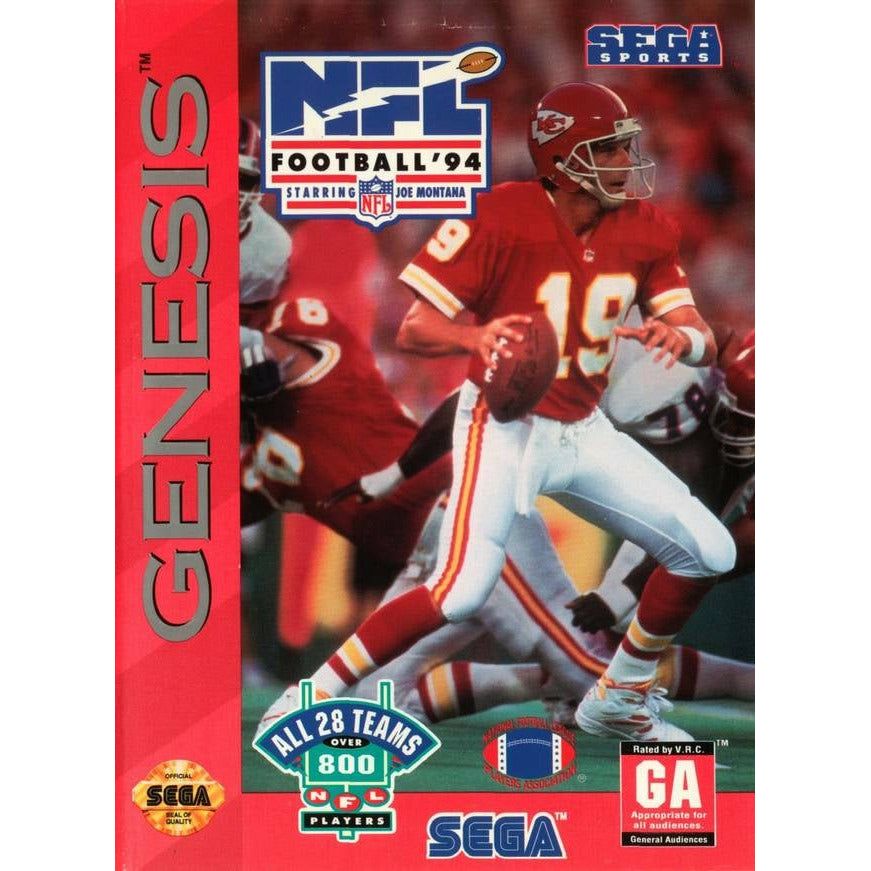 Genesis - NFL Football 94 Featuring Joe Montana (Cartridge Only)