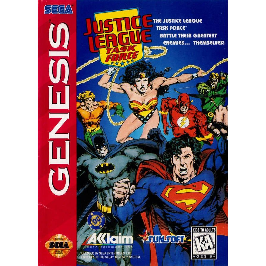 Genesis - Groupe de travail de la Justice League (cartouche uniquement)