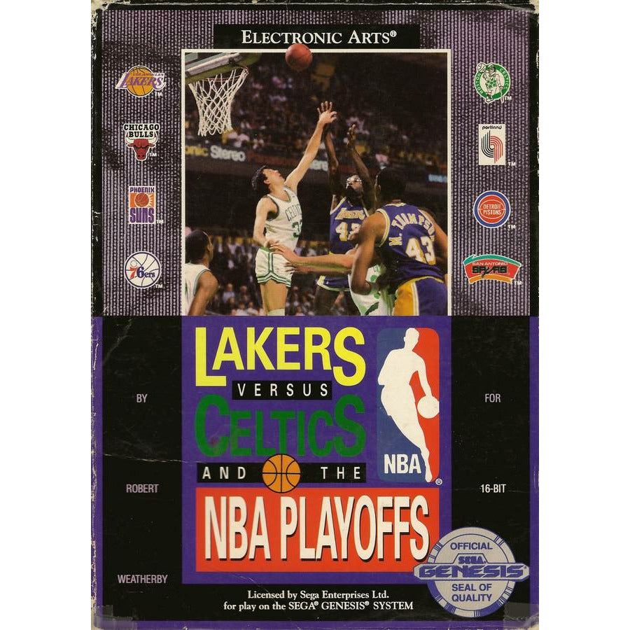 Genesis – Lakers vs Celtics et les Playoffs NBA (cartouche uniquement)