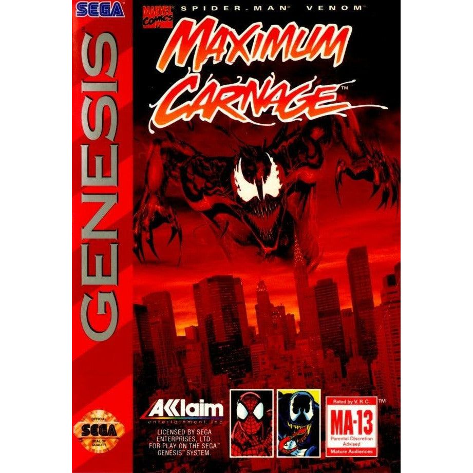 Genesis - Spider-Man et Venom Maximum Carnage (au cas où)