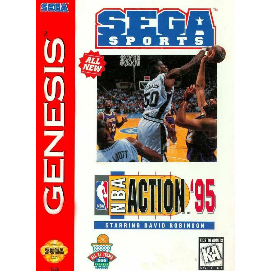 Genesis - NBA Action 95 Starring David Robinson (Cartridge Only)
