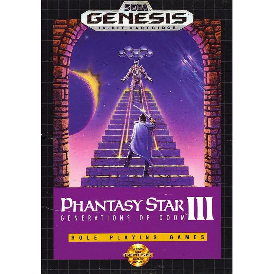 Genesis - Phantasy Star III Generations of Doom (In Case)