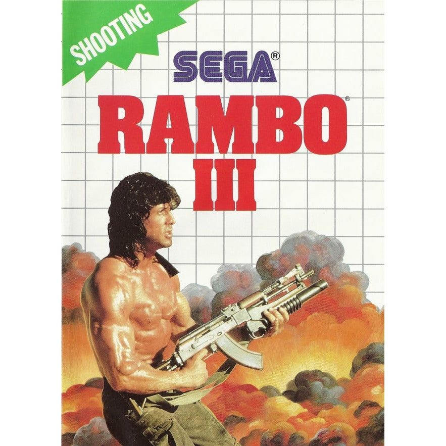 Master System - Rambo III (In Case)